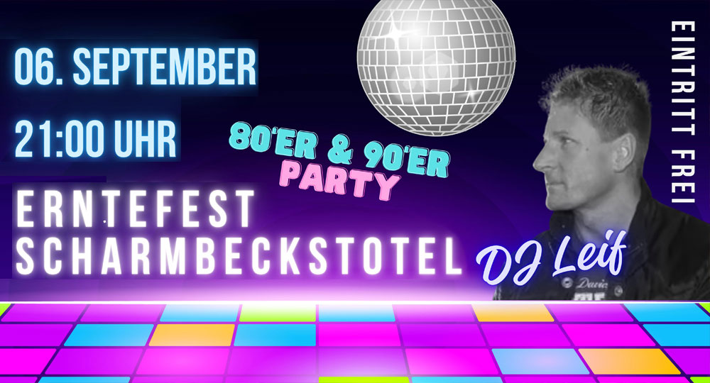 80er + 90er Party für alle